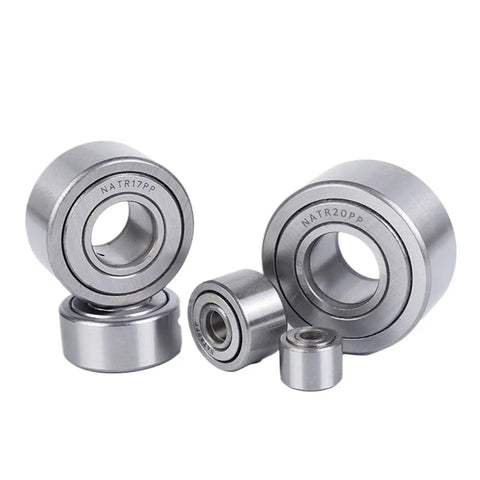 Pro Grade Support Roller Needle Bearing For Heavy Industrial Machines High Load Capacity with multiple bearing sizes.