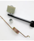 Heavy Duty Chain Tensioner Roller Kit Fits 200cc Bs200 Atv Quad Keeps Chain Tight Ride Hard Hassle Free No Slippage Polymer Rollers Cut Friction Smoother Drive Fix Chain Slips Spring Loaded Mounting Points Simple Setup Reliable Dirt Bike Action, black arm and spring
