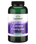 Calcium Citrate Complex For Strong Bones And Joints, Easy Absorption Formula With Citrate And Carbonate, 300 Capsules Bottle