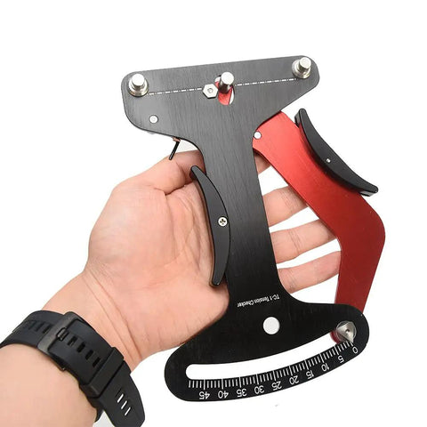 Spoke Tension Meter For Bikes, Aluminum Alloy Tensiometer Tool For Road And MTB Wheel Repair, hand holding gauge