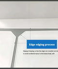 Close-up of edge edging process on Hella Durable Universal Outdoor EV Charger Cover With All Season Weatherproof Magnetic Protector.