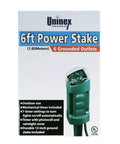 Gotta Have This Heavy Duty Outdoor Yard Stake Electrical Hub With Six Plug Points and Elevated Safe Output featuring photocell timing.
