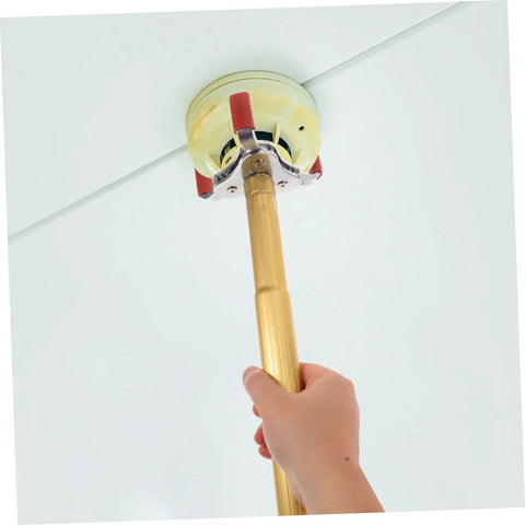Full Size Heavy Duty Aluminum Claw Attachment For Snagging Ceiling Smoke Alarms Quick Up Top Extractor Hardware held on pole.