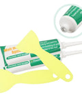 Two Set Wall Mending Cream Kit Quick Drying Drywall Crack Repair Paste With Scraper, front view showing tubes and dual scrapers.