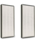 Two MA 40 Replacement Filter 3 In 1 H13 Main Filter and Activated Carbon for MA 40 Air Purifier Direct Fit 2 Pack shown upright
