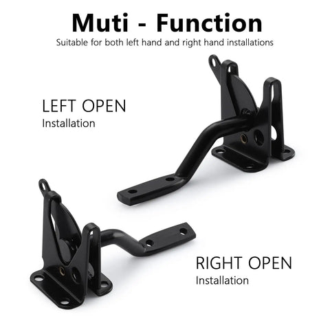 Heavy Duty Gate Latch For Wooden Fence Gates Self Locking With Gravity Closure Outdoor Wood Door Hardware Kit installation