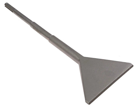 7 Inch Wide Tile And Thinset Removal Bit For SDS Max Demolition Hammers With 20 Inch Length Machined Blade, Pro Grade Forged Tem