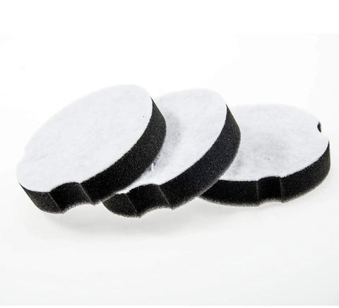 4 Pack Vacuum Filter Replacements for PowerForce Compact Upright Vacuums 1520 2112 displayed in a row on a white background.