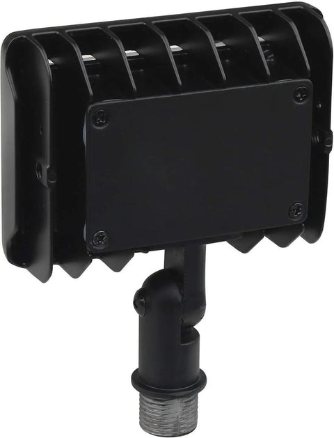 16 Pack Tough As Nails Led Small Flood Light Pumping Out Bold 5000K Daylight With A Sleek Bronze Housing That Is Fully Waterproof For Any Backyard Patio Deck Setup, showcasing a single fixture with a black finish.