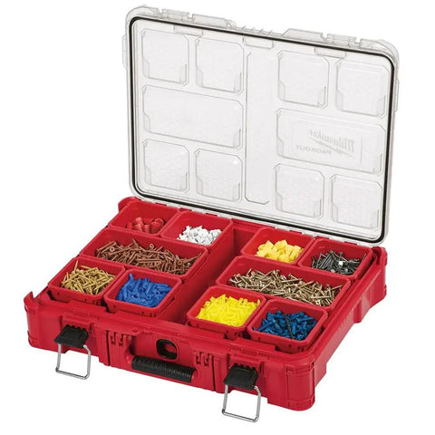 Ten Bin Modular Tool Organizer Case With IP65 Weather Seal And Impact Resistant Construction for secure fastener storage