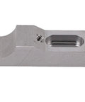 Solid Side Clamp Vise Set With Low Profile M8 Arc Jaws Made From Tough S136H Mold Steel For Milling CNC Machines and Precision Workholding On Tiny Jobs Where Big Vises Won't Fit.