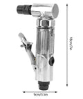 90 Degree Pneumatic Angle Die Grinder Cranking At 20000 Rpm With 2 Inch Grinding Disc for tight corners and metal fab.