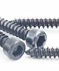 M3 Hex Socket Self Tapping Screws Premium Kickass Heavy Duty Assortment Kit 160 Piece Black Carbon Steel fasteners in various sizes.