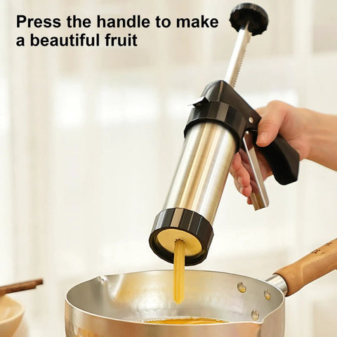 Stainless Steel Churro Press For Home And Commercial Kitchens Easy To Use Churro Maker Pro Grade Game Changing Dough Extruder