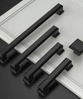 Matte Black Kitchen Cabinet Pulls Set Of 10 5 Inch Metal Cabinet Handles For Cupboards And Drawers Rust Proof Non Toxic Durable Hardware Easy Installation