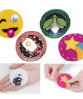 LilyPad Sewable Electronics Starter Kit For Arduino Learning E Textiles with fabric patches and conductive thread setup