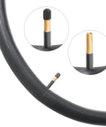 4 Pack 700C Bike Tubes 35C To 43C Compatible 48mm Schrader Valve Includes Rim Strips And Tire Levers Fits 700x35C Through 700x43C Road Tires Premium Butyl Rubber