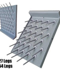 Wall Lab Drying Rack With 27 Pegs For Safe Draining And Storage, Premium Food Grade Poly Propylene Material.