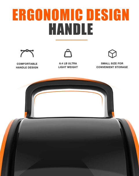 Ergonomic handle design of Heavy Duty Air Mover Blower Fan For Drying, Cooling, And Ventilating At Home, Garage, Workshop Or Job Site, 355 CFM.