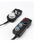 Handheld CNC Pulse Generator And Encoder For Machine Tools, Onsite Motion Control System with STK6 stop button and knobs.