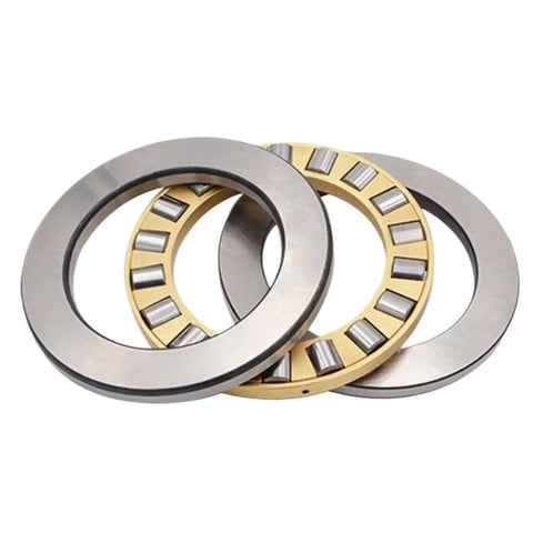 Premium Heavy Duty Thrust Cylindrical Roller Bearing For Shop Floors And Factory Gearboxes High Load Precision, featuring gold cylindrical rollers.