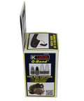 Heavy Duty Adhesive Kit For Serious DIY Fixups On Hard Plastics PVC And Metals With Dual Bottle Setup and Reinforcing Powder, side view.