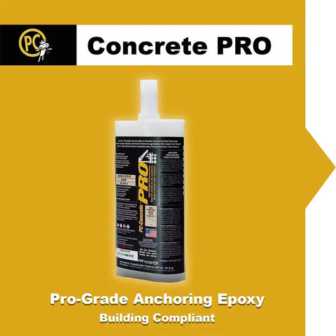 Professional Grade Two Part High Strength Anchoring Epoxy For Cracked Or Uncracked Concrete in cartridge packaging.