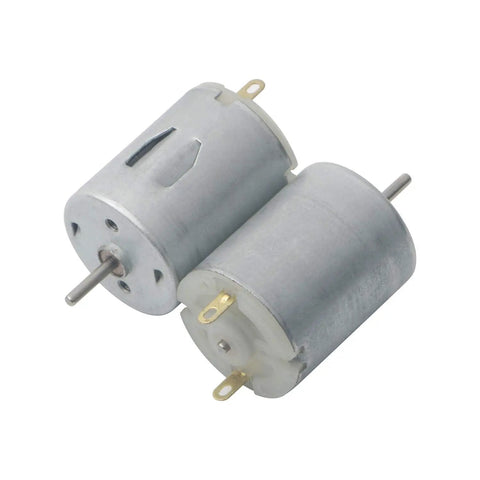 Micro DC Motor Kit For RC Boats And DIY Projects, 3V To 12V, 1500 To 13000 RPM, 42mm By 24mm, 2mm Shaft, Pack Of 5 Motors