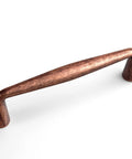 Vintage antique copper cabinet handle with a smooth finish, 96mm hole center, made of zinc alloy. Perfect for kitchen furniture.