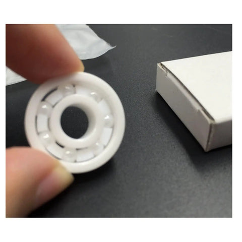 Premium Ceramic 627 Bearings With Dual PTFE Seals For Quad Skates showing a ceramic ball bearing for high speed performance.
