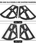 Two Layer Dope Shoe Rack Drawer Frame Hinges for cabinet storage, new and old type, black, space-saving design, durable hardware