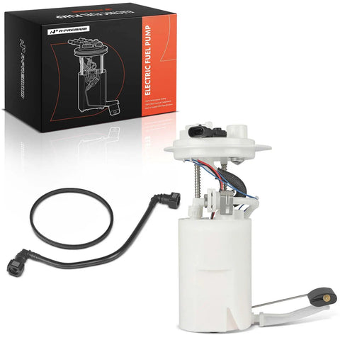Heavy Duty Electric Fuel Pump Module Assembly With Integrated Pressure Sensor Fits Hyundai Sonata 2006 Through 2010, image showing assembly and connectors.