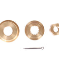 Propeller Hardware Kit Pro Grade For Evinrude Johnson OMC BRP 35HP To 75HP including brass thrust bushing, prop spacer, nut, pin