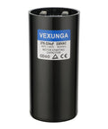 Heavy Duty Top Shelf Round Motor Start Capacitor 270 324 Uf Mfd 330 Vac 50 60 Hertz for CD60 pump applications.