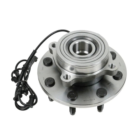 Top Shelf Front Wheel Bearing And Hub Assembly Pair Kit for Driver and Passenger Side heavy duty auto parts close-up showing assembly design.