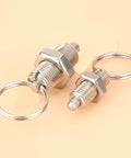 Heavy Duty Stainless Steel Retractable Index Plungers With Pull Ring Locking Pins For Cnc Machining And Woodworking Jigs M8 M10 M12 M16 M20 Jobsite Ready Assembly Fixtures