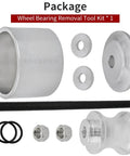 Heavy Duty Front And Rear Wheel Bearing Removal Tool Kit For Polaris RZR Sportsman Ranger UTV 40MM 44MM components including sockets and screws.