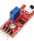 3 Pack Linear Magnetic Hall Switches Sensor Module for speed counting, easy plug and play DIY starter kit, close-up view of sensor
