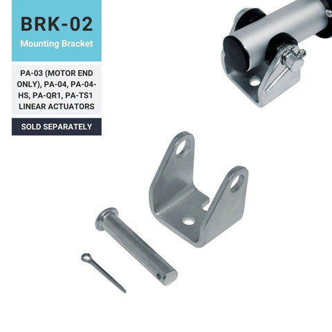 Mounting bracket set for 24V Feedback Linear Actuator With Hall Effect Sensor 40 Inch Stroke 400 Lbs Thrust