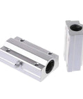4 Pack Linear Bearing Slides SCS12LUU 12mm Long Guides For CNC Parts And 3D Printer Upgrades, front and side view