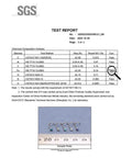 Five Pack 18g ASTM F136 Titanium Nose Studs With Vibrant Opal Tops For Nostril Piercings on ruler for size reference.