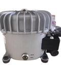 Compact Portable 6-4 Low Noise Air Compressor For Industrial Use, robust sealed construction, gray unit, side view, stable gas supply.