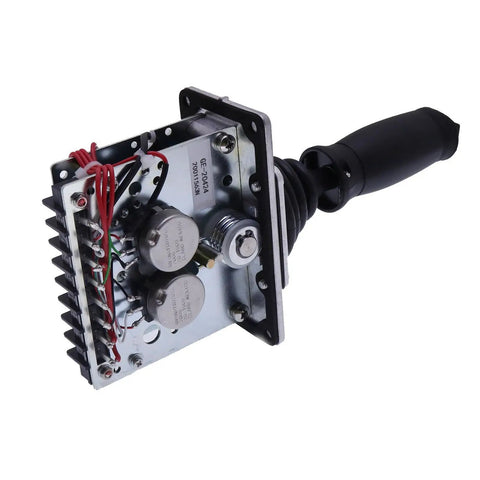 Top-Shelf 12V Joystick Controller For Genie Boom Lift S-40 S-60 S-65 Drop-In Swap 284-05790 Mch59ad1386 with metal base and rubber grip.