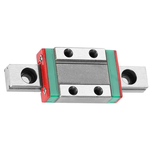 Miniature Linear Rail Guide 9mm Width Slide Block for small gear and precise linear movement, lightweight interchangeable ball retainer