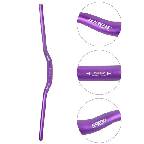 Purple MTB 31.8mm Riser Handlebar Extra Long 720mm or 780mm Aluminum Alloy Built For Downhill Trail Racing Grippy And Beefy For Total Control