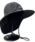 Lightweight sun hat with neck flap for unisex outdoor adventurers hiking camping and fishing gear breathable polyester
