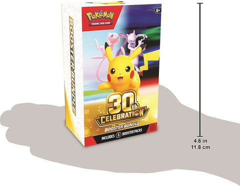 Premium Trading Card Game Booster Stack Featuring Six Dope Anniversary Packs For New Collectors And Veterans Wanting To Snag Legendary Treasures And Fire Finds With Every Single Opening Session, shown in a colorful booster bundle box.