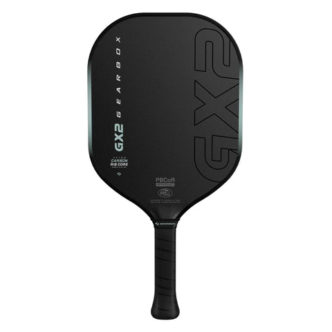 GX2 Hyper Pickleball Paddle with Aerodynamic Hyper Shape and SST 2.0 Carbon Core front view on white background.