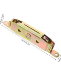 Heavy Duty Twin Roller Sliding Door And Window Pulley Replacement With Tandem Metal Wheels, 16cm long, metal frame for smooth gliding.