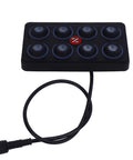8 Gang LED Switch Panel With Auto Dimmable Touch Control For Car Boat SUV, Rugged Beast Ready 12V 24V DC Power Box, Waterproof 60A Max